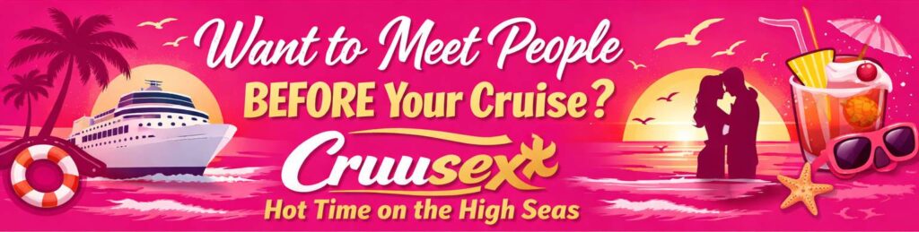 Cruusex - Want to Meet People BEFORE Your Cruise ?
